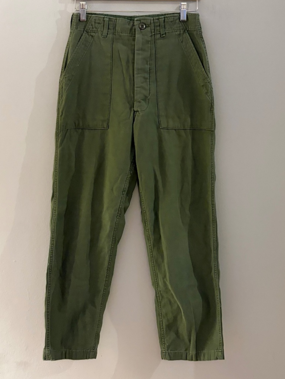 vintage us army OG107 utility pants